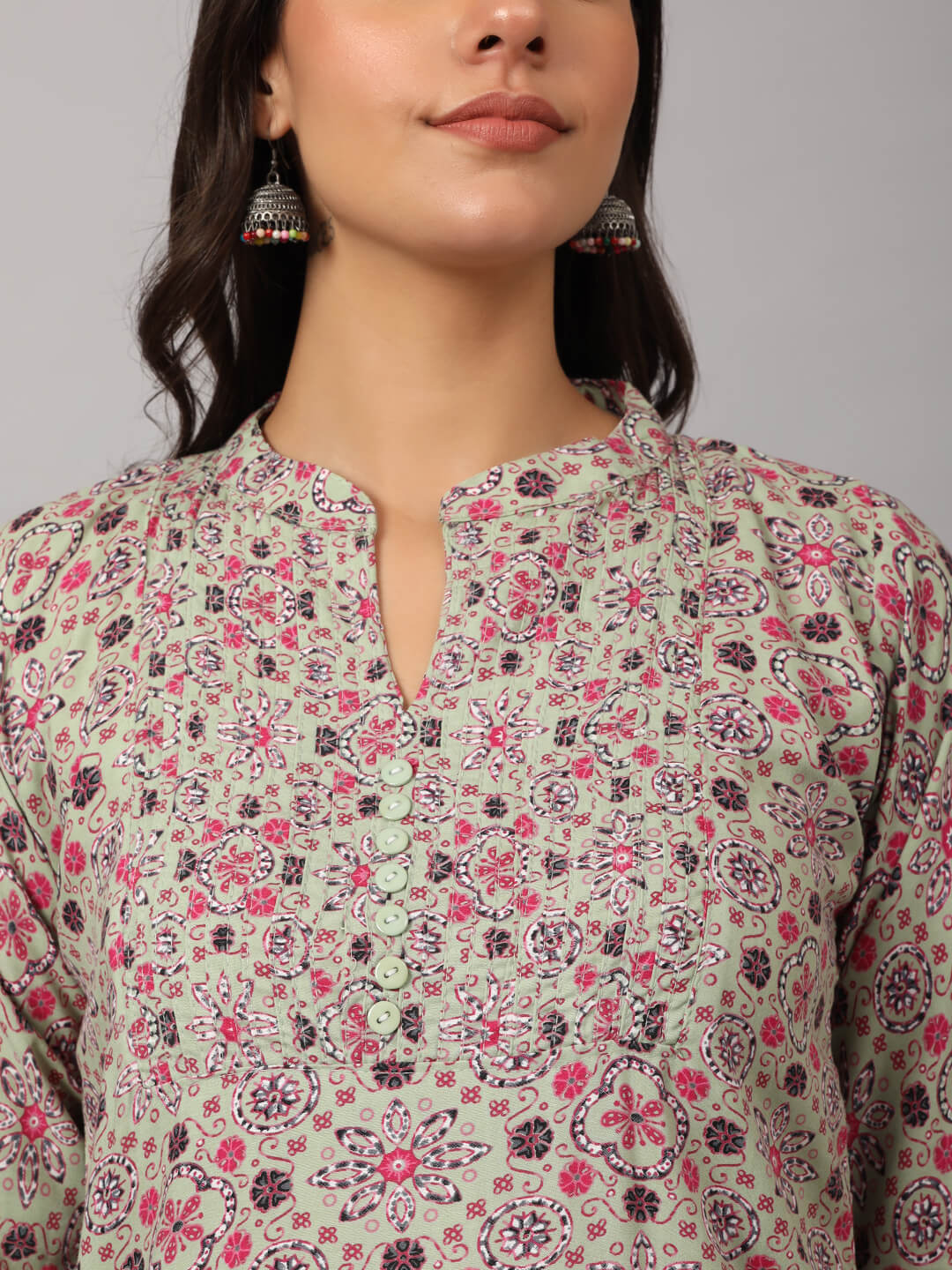 Printed Cotton Ethnic Tunic