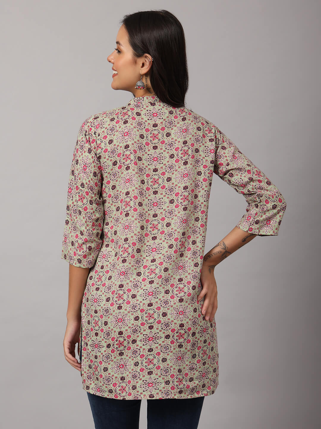 Printed Cotton Ethnic Tunic