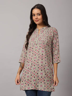 Printed Cotton Ethnic Tunic