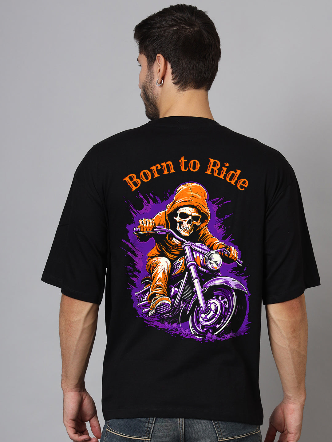 Born to Ride - Oversized T-Shirts | Black