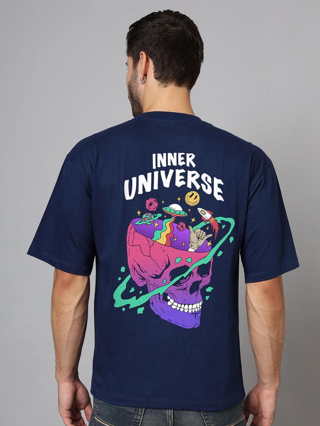 Inner Universe - Oversized T-Shirts | Navy Blue