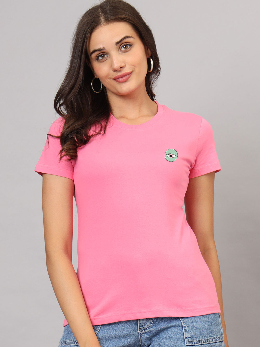 Sunshine Positive Energy - Round Neck Women's T-Shirt | Pink